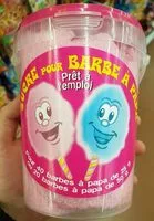 Mängden socker i Sucre pour barbe à papa, arôme fraise