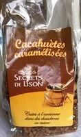 Mängden socker i Cacahuètes caramelisées