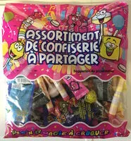 Mängden socker i Assortiment de confiseries à partager
