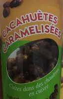 Mängden socker i Cacahuetes caramelisees