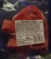 Mängden socker i Bandeaux fraise