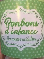 Mängden socker i Bonbons d'enfance Soucoupes acidulées