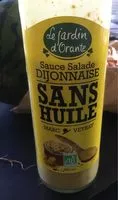 Mängden socker i Sauce salade sans huile dijonnaise