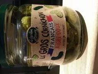Mängden socker i Cornichons français aigre doux