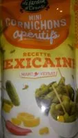 Mängden socker i Mini cornichons apéritifs