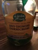 Mängden socker i Duo cornichon oignon