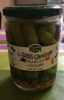 Mängden socker i Le Gros Cornichon Français à l'estragon