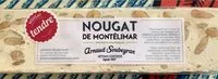 Mängden socker i Nougat de Montélimar