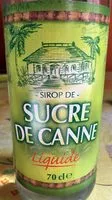 Mängden socker i Sirop De Sucre De Canne