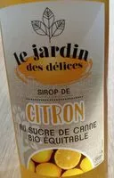 Mängden socker i Sirop citron