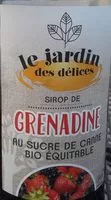 Mängden socker i Sirop de grenadine au sucre de canne bio équitable