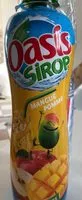 Mängden socker i Oasis sirop Mangue Pomme