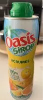 Mängden socker i Sirop agrumes