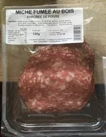 Mängden socker i Miche fumee au bois enrobee de poivre