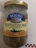 Mängden socker i Filets D'anchois a L'huile D'olive 210 gr