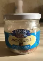 Mängden socker i Anchois au sel