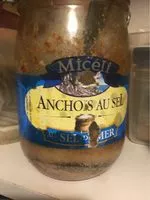 Mängden socker i Anchois au sel