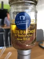 Mängden socker i Filets d'anchois