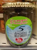 Mängden socker i Escargots de Bourgogne 5 douzaines belle grosseur préparés à l'ancienne