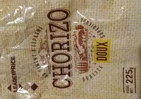 Mängden socker i Chorizo doux au piment d'Espagne