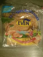 Mängden socker i EVEN - 12 Crêpes Bretonnes