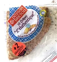 Mängden socker i Paysan Breton - 12+2 Crêpes