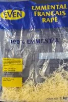 Mängden socker i Emmental français râpé