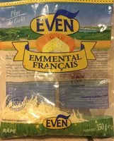 Mängden socker i Rapé Even Emmental,