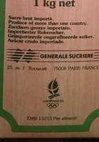 Mängden socker i Cassonade pure canne