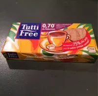 Mängden socker i Tutti Free