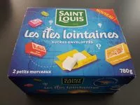 Mängden socker i Sucres enveloppés 2 morceaux