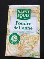 Mängden socker i Poudre de canne