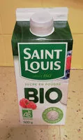 Mängden socker i Sucre en poudre bio Saint Louis