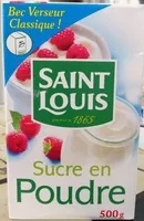 Mängden socker i Sucre en poudre