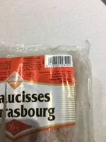 Mängden socker i Saucisses de Strasbourg