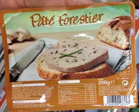Mängden socker i Pâté Forestier