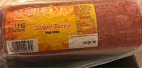 Mängden socker i Salami danois