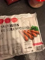 Mängden socker i Saucisses de strasbourg