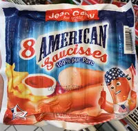 Mängden socker i American Saucisses