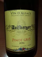 Mängden socker i Pinot gris - 2016