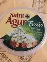Mängden socker i Frais Plaisir, Fromage au bleu (38 % MG)