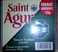 Mängden socker i Saint Agur - format généreux