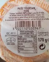 Mängden socker i Petit TOURTAIN TYPÉ