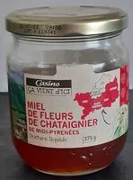 Mängden socker i MIEL DE FLEURS DE CHÄTAIGNIER de Midi-Pyrénées