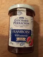 Mängden socker i Framboise Willamette cuit au chaudron