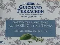 Mängden socker i Sardines à l'ancienne au basilic et au thym à l'huile d'olive vierge extra