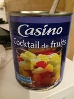 Mängden socker i Cocktail de fruits au sirop léger