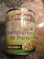 Mängden socker i Champignons de Paris ENTIERS 1er CHOIX