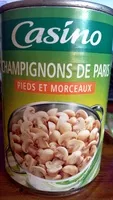 Mängden socker i Champignons de Paris Pieds et Morceaux