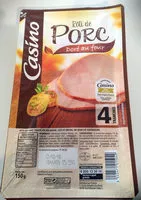 Mängden socker i Rôti de Porc doré au four